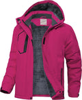 Kids Winter Jacket with Detachable Fleece Hood - Waterproof Warm