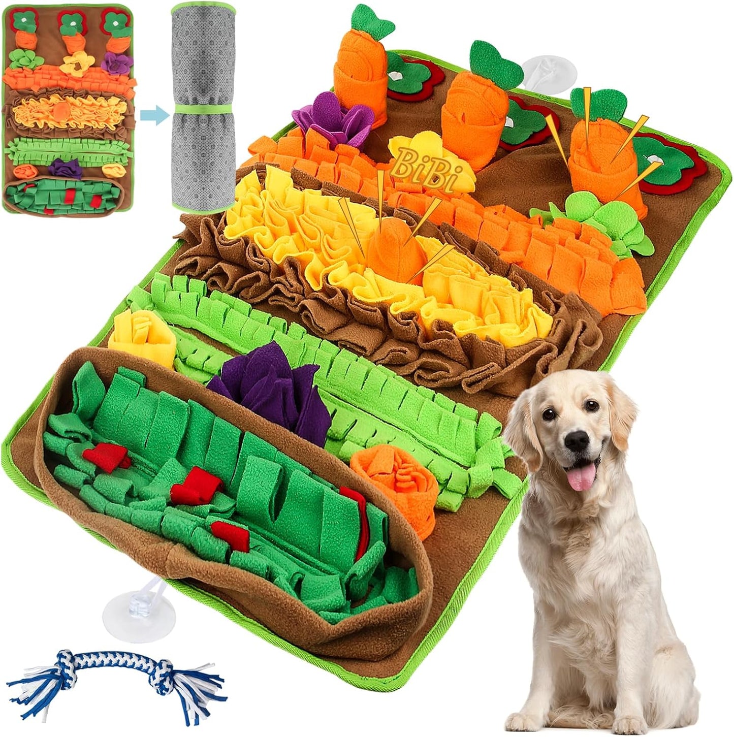 Snuffle Mat for Dogs Large Breed - Durable Washable Enrichment Toy