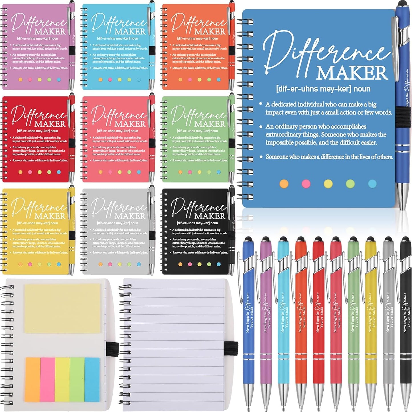 Skyygemm Spiral Notebook Journal Gift Set for Employee Appreciation