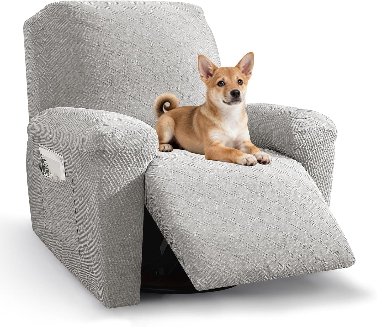 XINEAGE Recliner Chair Covers 4 Pieces for Stylish Protection