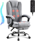 Massage Office Chair with Heat and 6 Vibration Points for Comfort