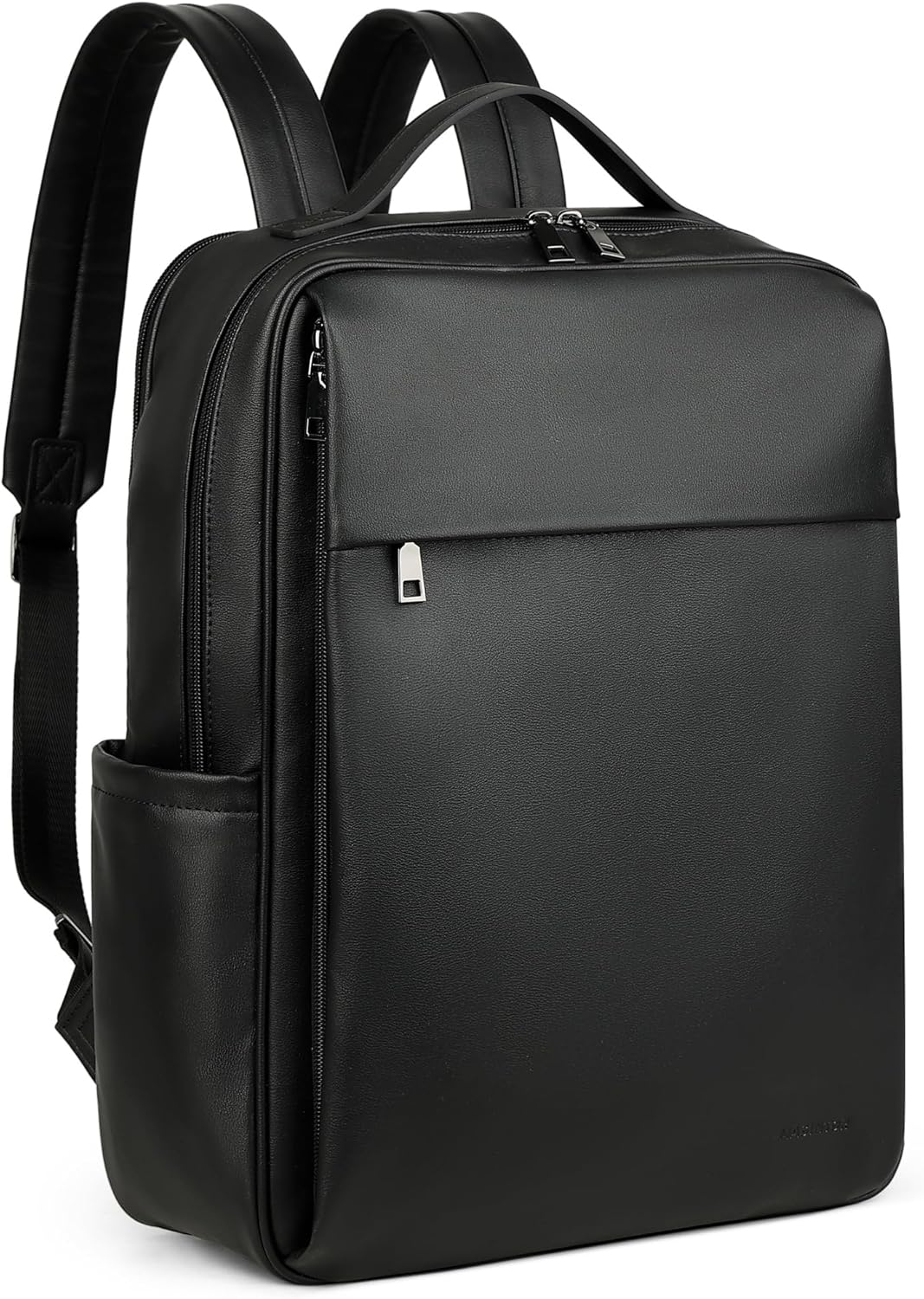 MASINTOR 15.6 inch PU Leather Laptop Backpack for Women