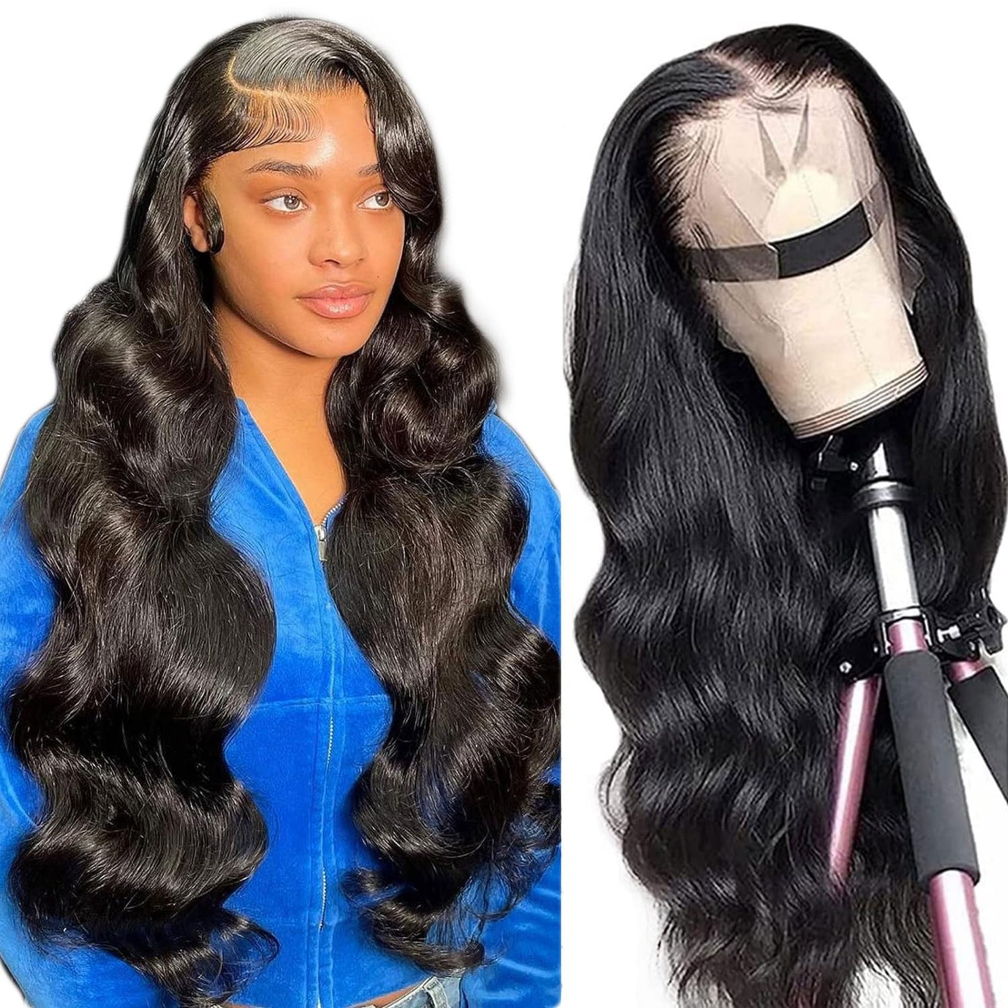Body Wave Lace Front Wigs Human Hair for Women 26 Inch Style