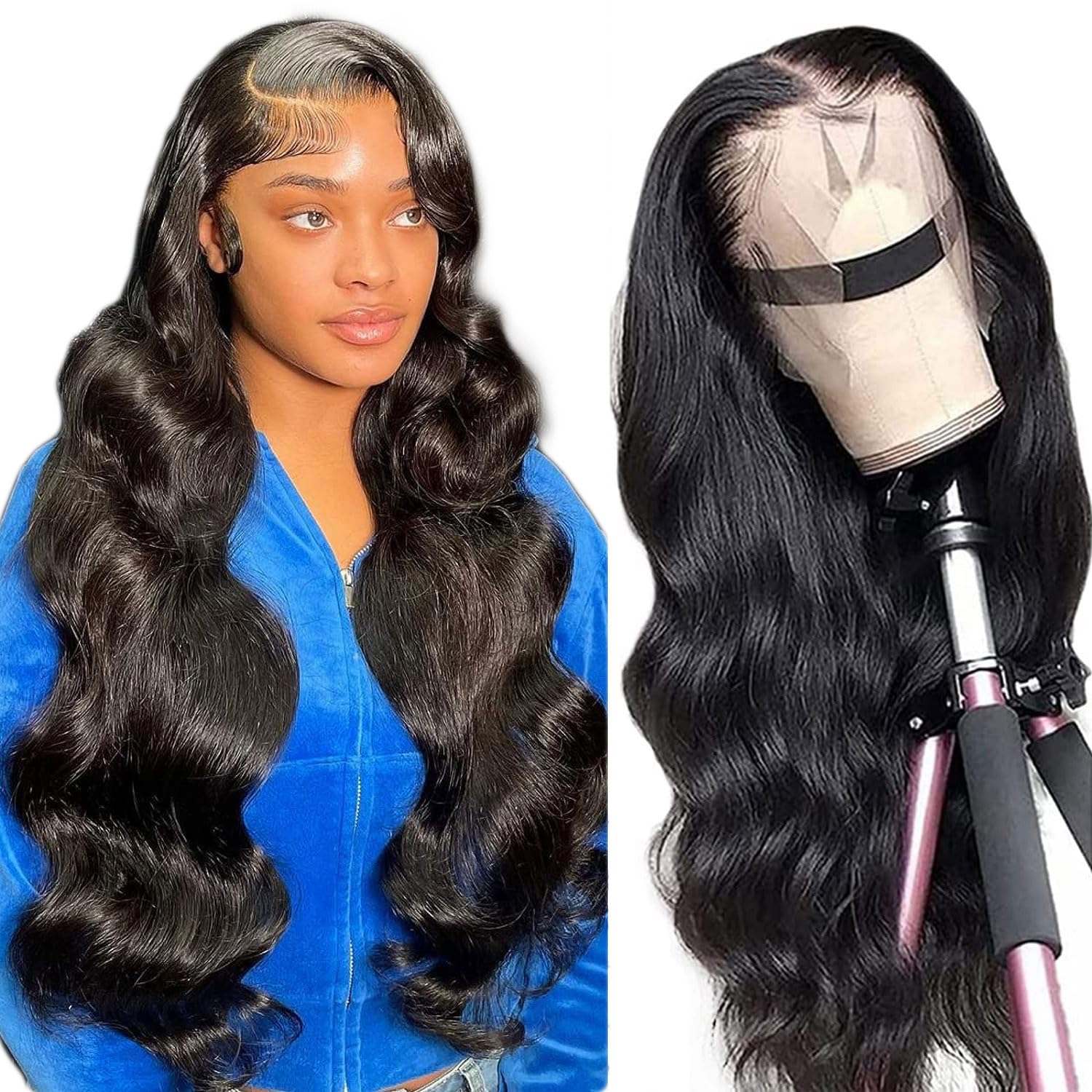Body Wave Lace Front Wigs Human Hair for Women 26 Inch Style