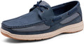 Vostey Men's Boat Shoes for Men - Stitched Slip On Loafers