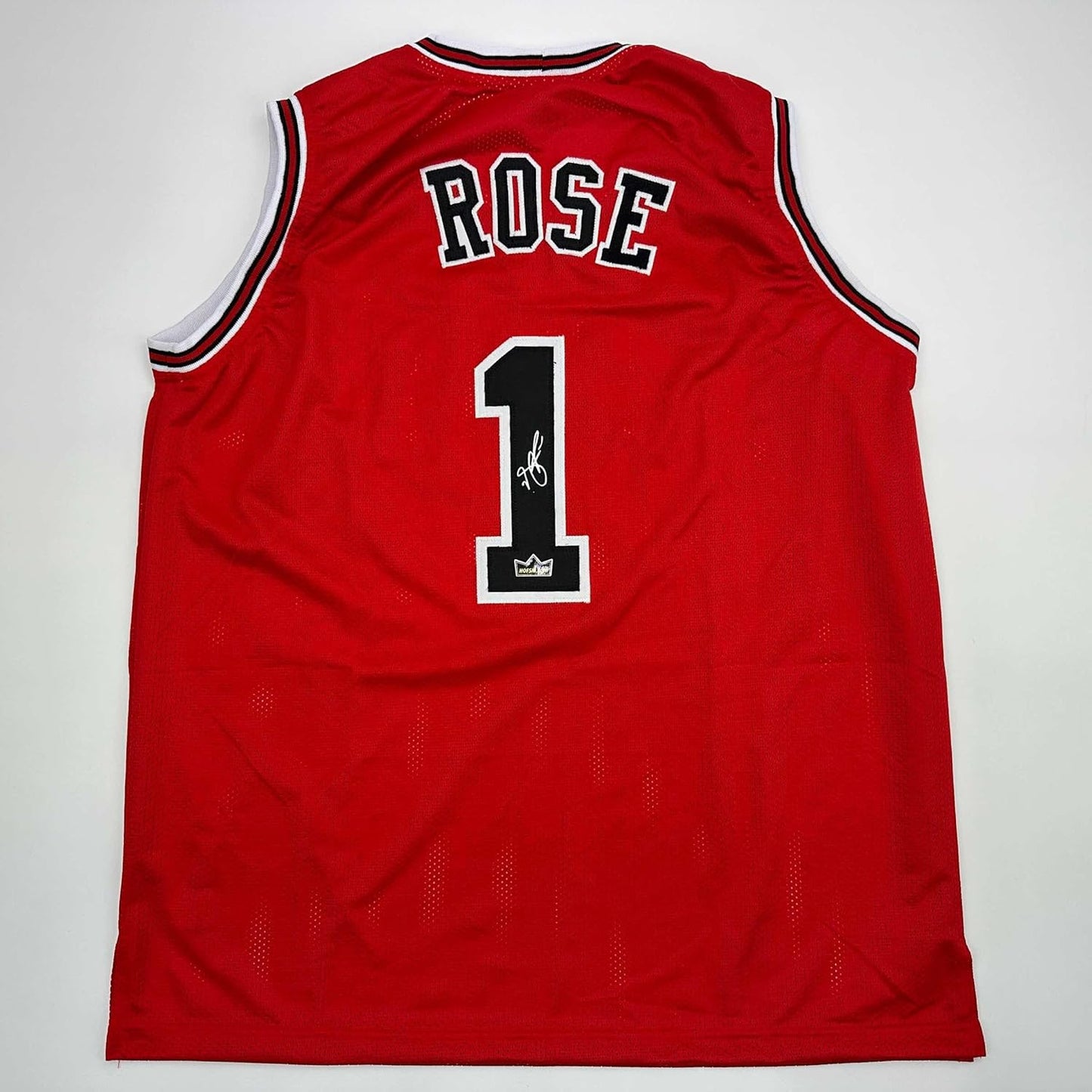 Facsimile Autographed Derrick Rose Jersey by HOFSM.COM