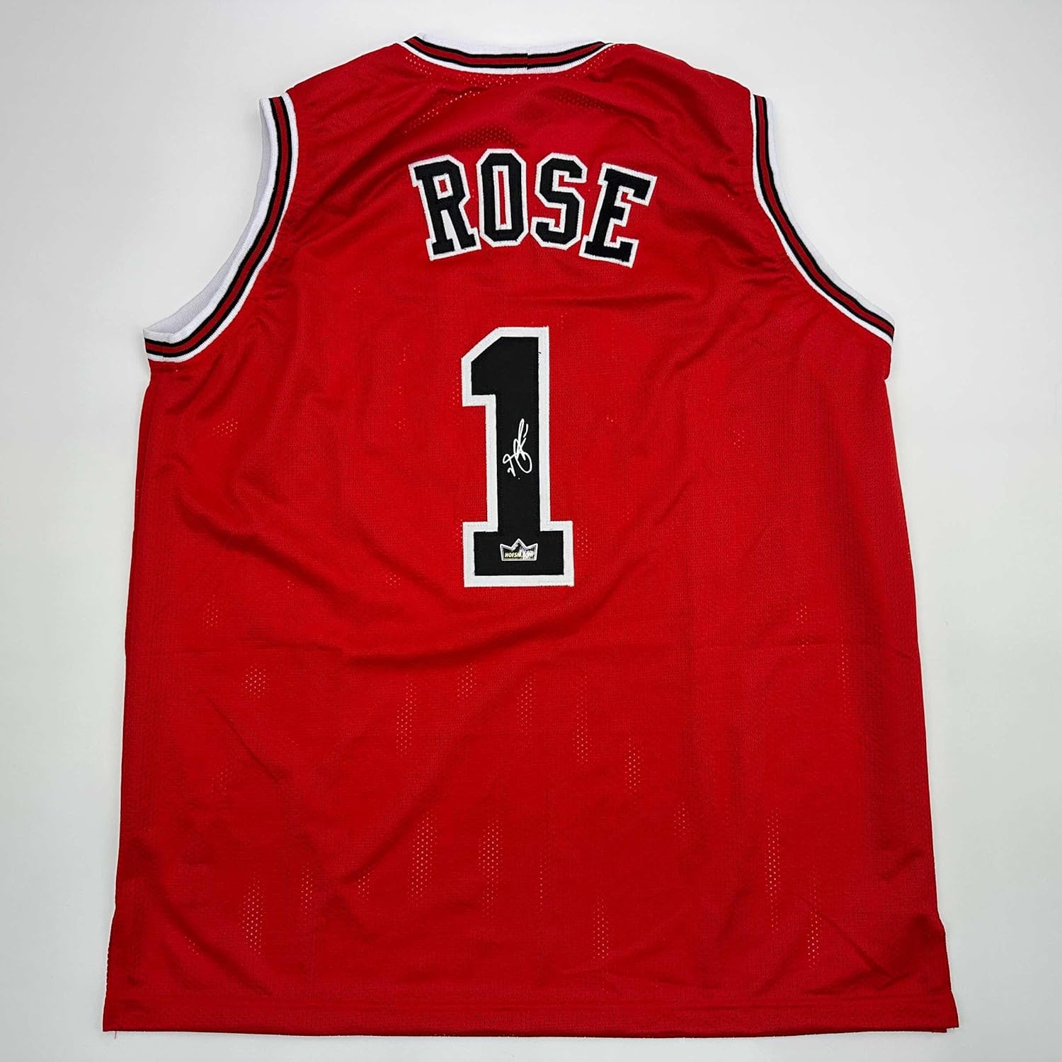 Facsimile Autographed Derrick Rose Jersey by HOFSM.COM