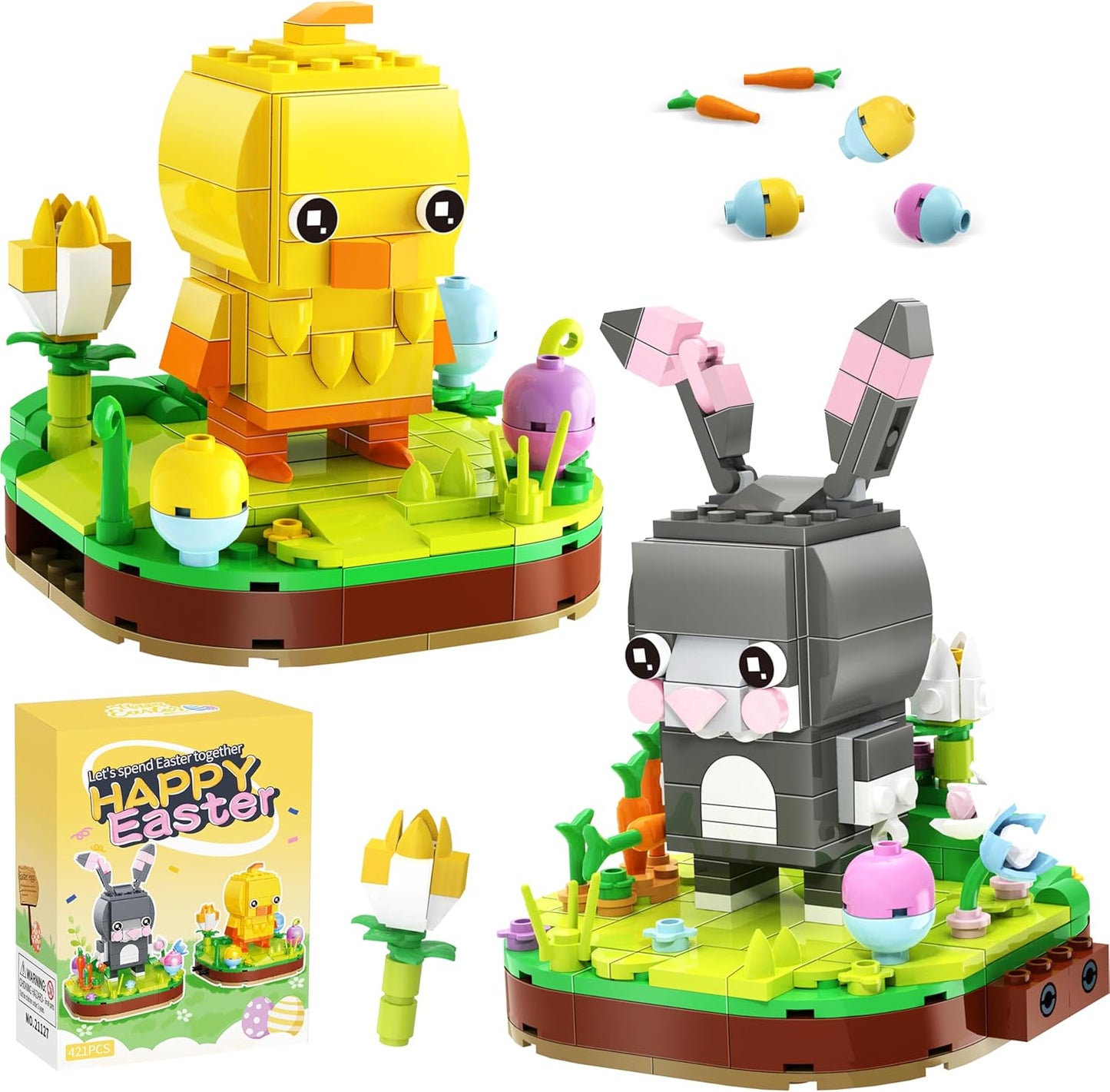 Easter Building Blocks Set - Fun 421PCS Kit