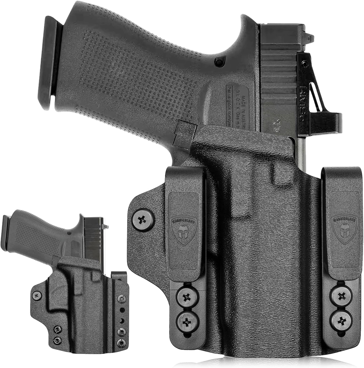 WARRIORLAND IWB & OWB Convertible Holster for Glock & Taurus