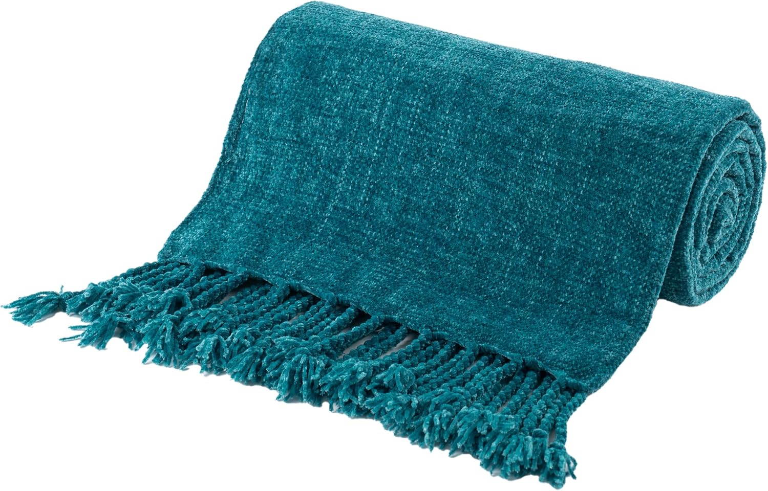 BATTILO HOME Teal Blue Throw Blanket for Couch and Bed