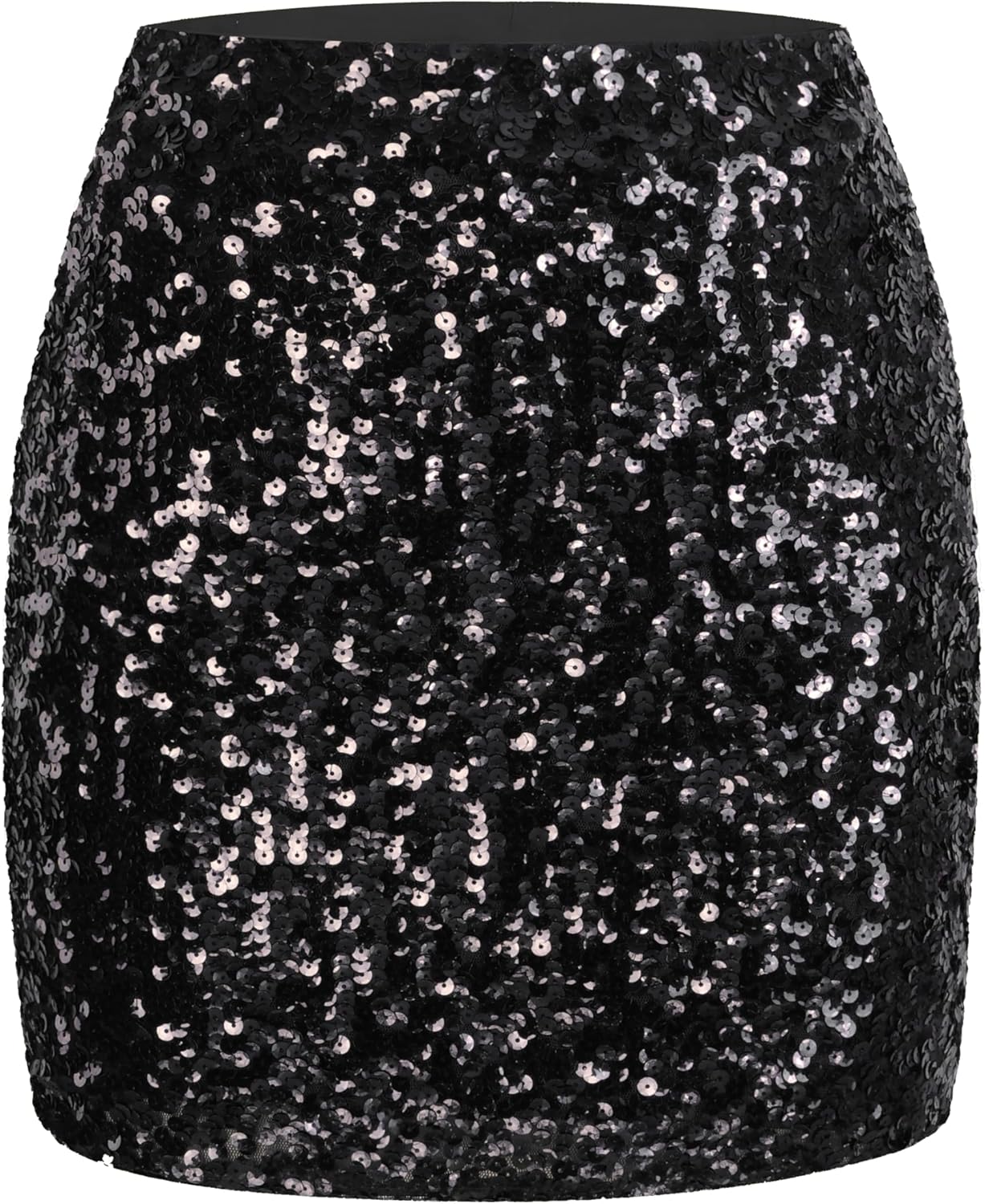 MANER Women's Sequin Skirt for Night Out and Party Events