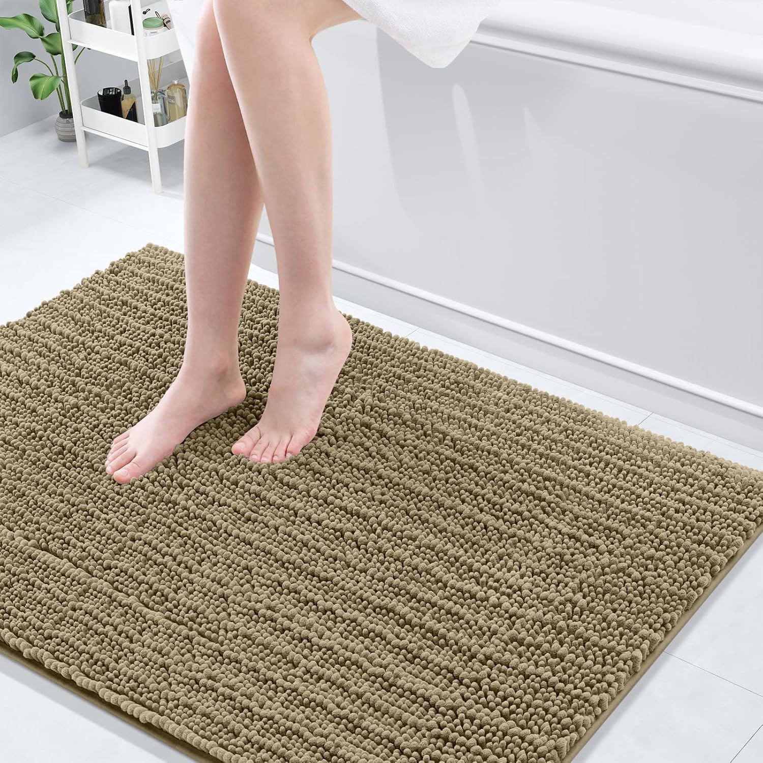 Arotive Luxury Chenille Bathroom Rug Mat for Ultimate Comfort