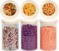 Urban Green Glass Food Storage Jar Set 26oz 6-Pack - Airtight