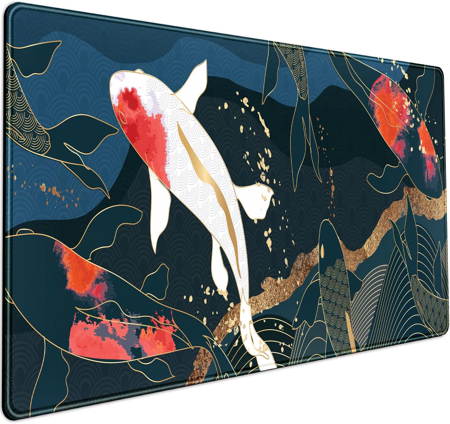 Cute Koi Fish XXL Mouse Pad for Girl Gamers
