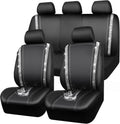 Bling Diamond Car Seat Covers for Women Silver - Rhinestone Sparkle