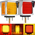 Semi Truck LED Pedestal Marker Lights 60LEDs Double Face - Bright