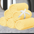 VOOVA & MOVAS Washcloths 6 Pack 13in x 13in - Soft, Quick Dry