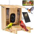 PeckCam Bird Feeder & House with AI, Solar & 1080P