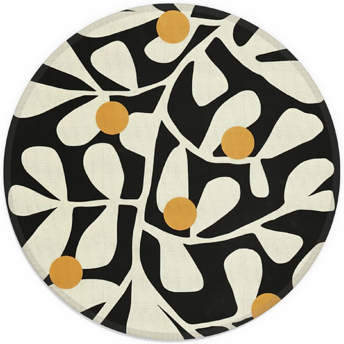 Abstract Matisse Floral Mouse Pad: Non-Slip & Washable | QIYUHOY