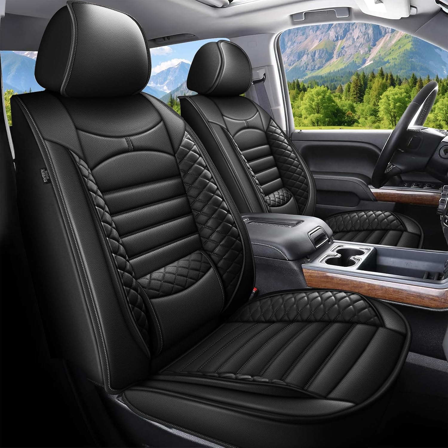 AOMSAZTO Seat Covers for Chevy Silverado 2007-2026 Full Set
