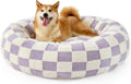 LE SURE Donut Large Dog Bed - Plush Anti-Anxiety Pet Bed