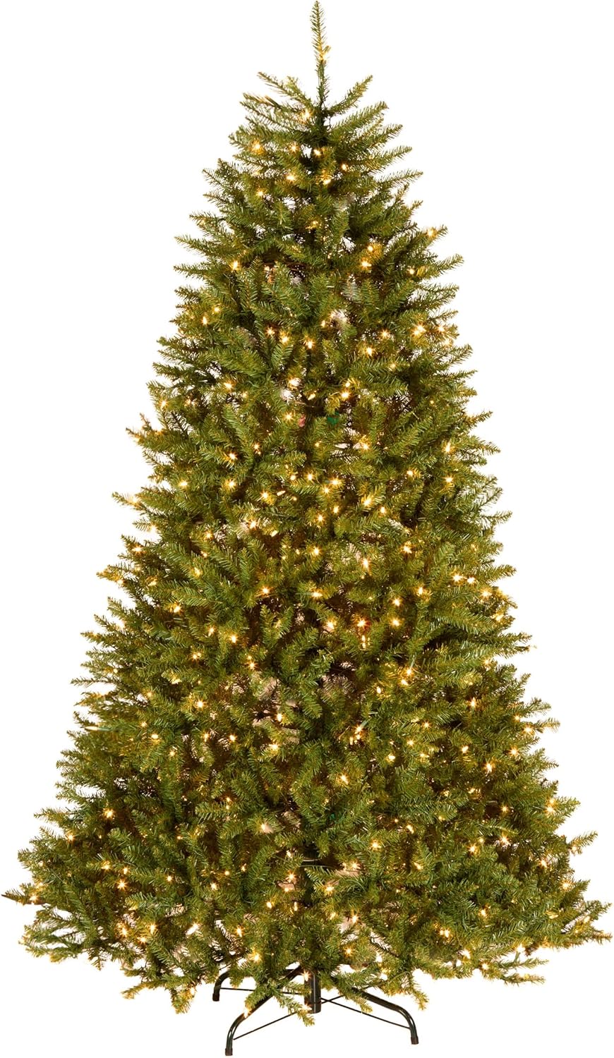 7.5 ft Pre-Lit Dunhill Fir Christmas Tree with 750 Lights