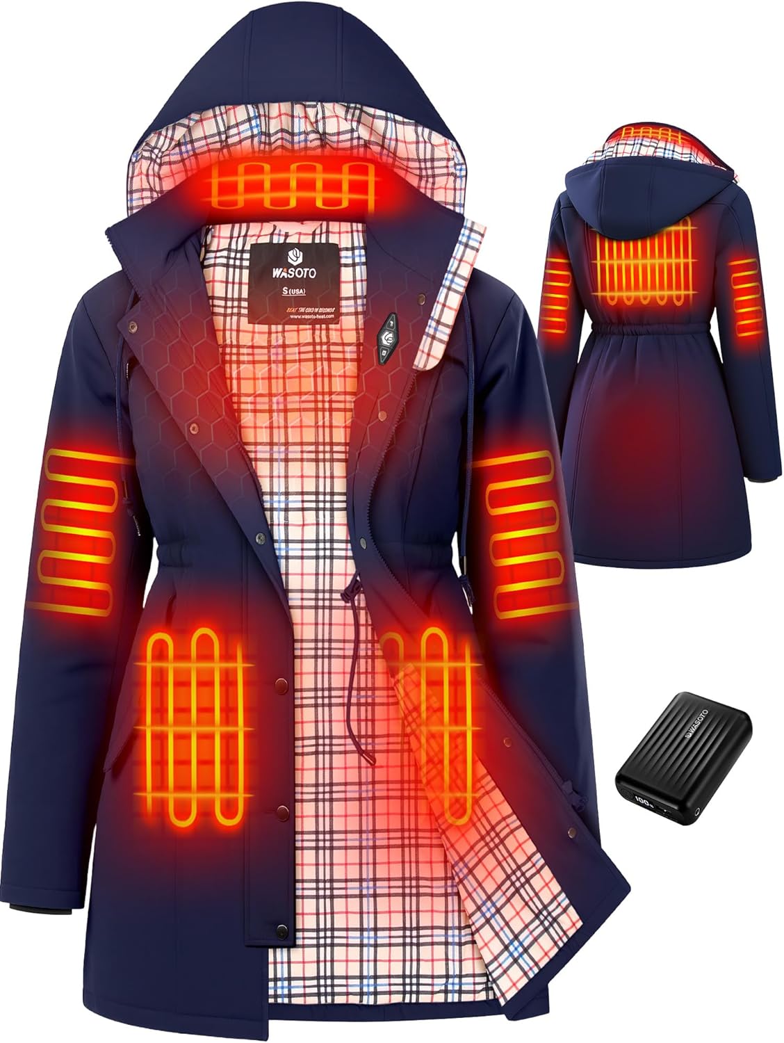 WASOTO Heated Jackets for Women - Ultimate Warmth & Style