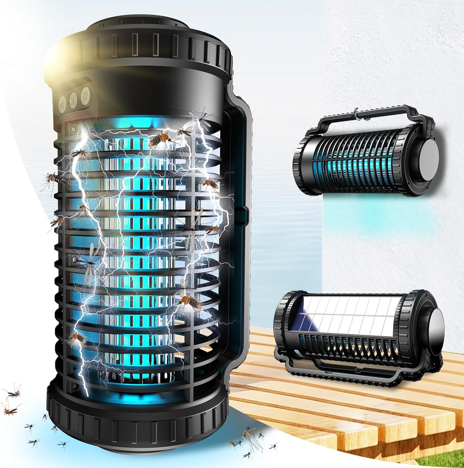 Solar Bug Zapper Indoor Outdoor for Effective Mosquito Control