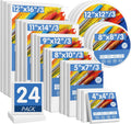 Stretched Canvas 24 Pack Multi Size Set - Ready to Paint