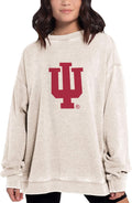 chicka-d NCAA womens Campus Pullover - Soft Vintage Fleece Fan
