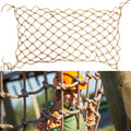 Jute Hemp Rope Net (4ft x 8ft) - Heavy Duty Natural Climbing & Safety