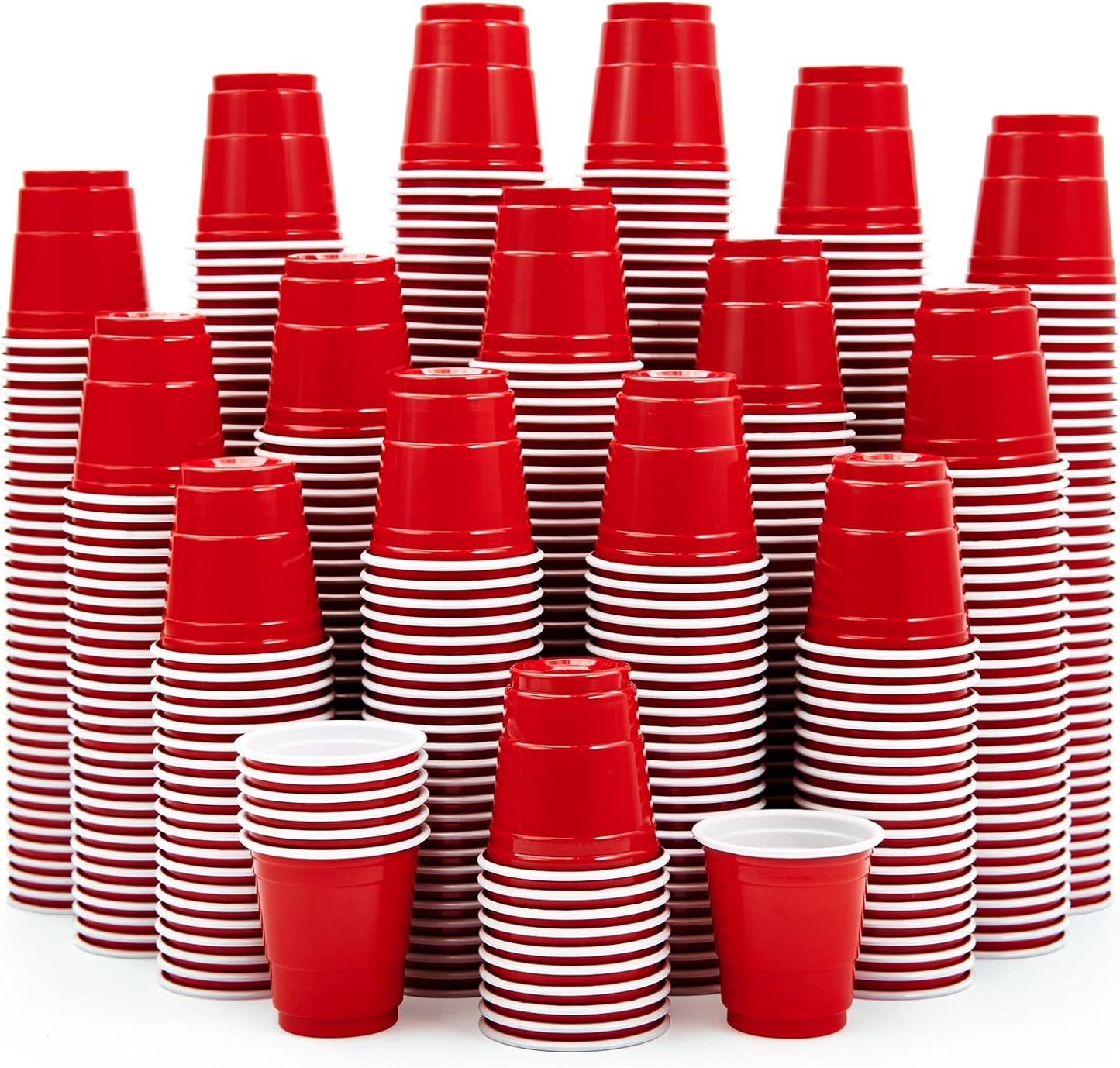 Lilymicky 1080 Pack 2 oz Plastic Shot Glasses for Parties