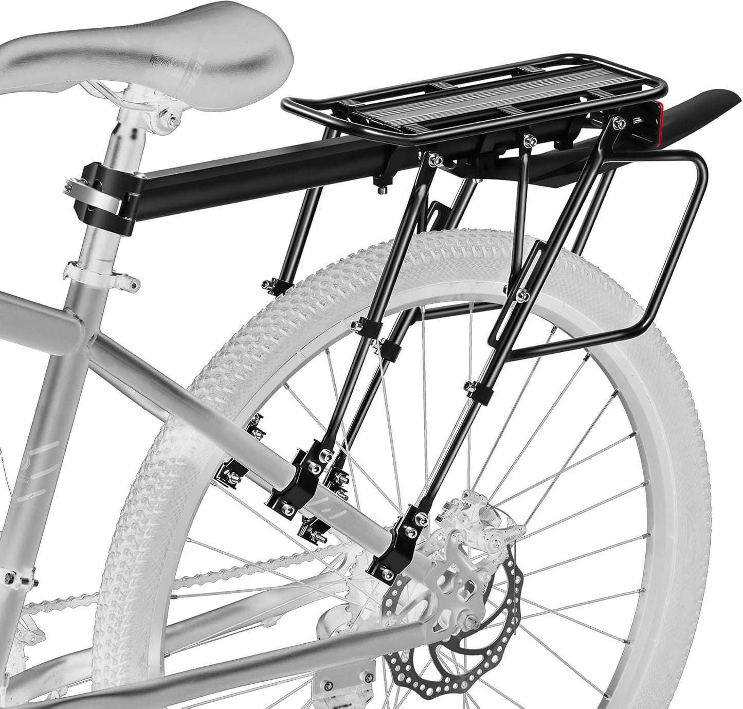 Rear Bike Rack with 310 LB Capacity for Safe and Easy Hauling