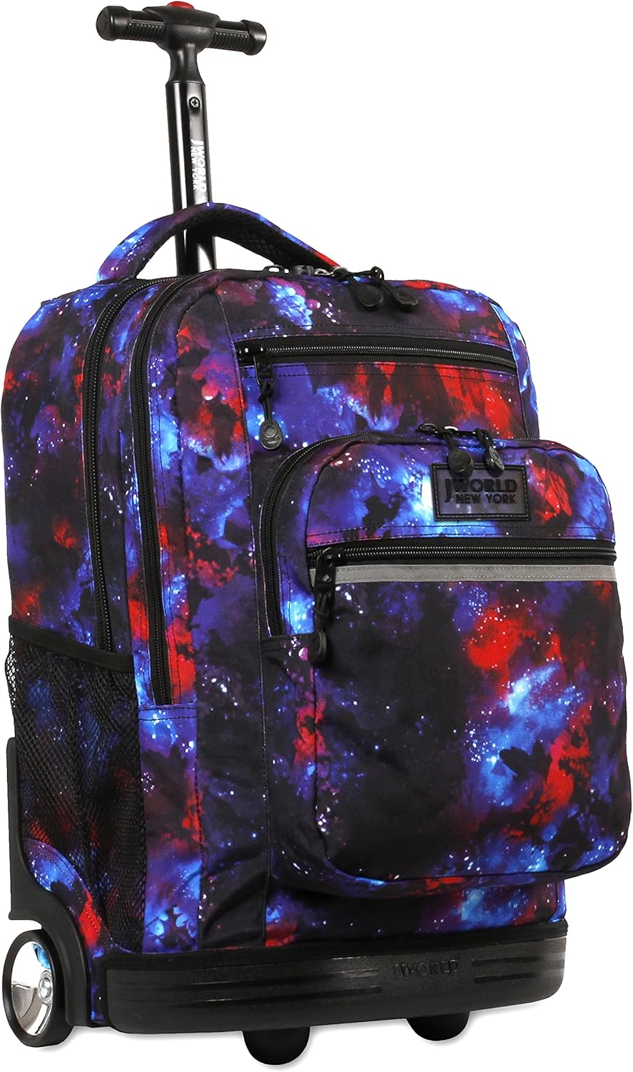 J World New York Sundance Rolling Backpack for Kids and Teens