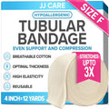 Tubular Bandage for Legs and Knees - Reusable Elastic Support Sleeve
