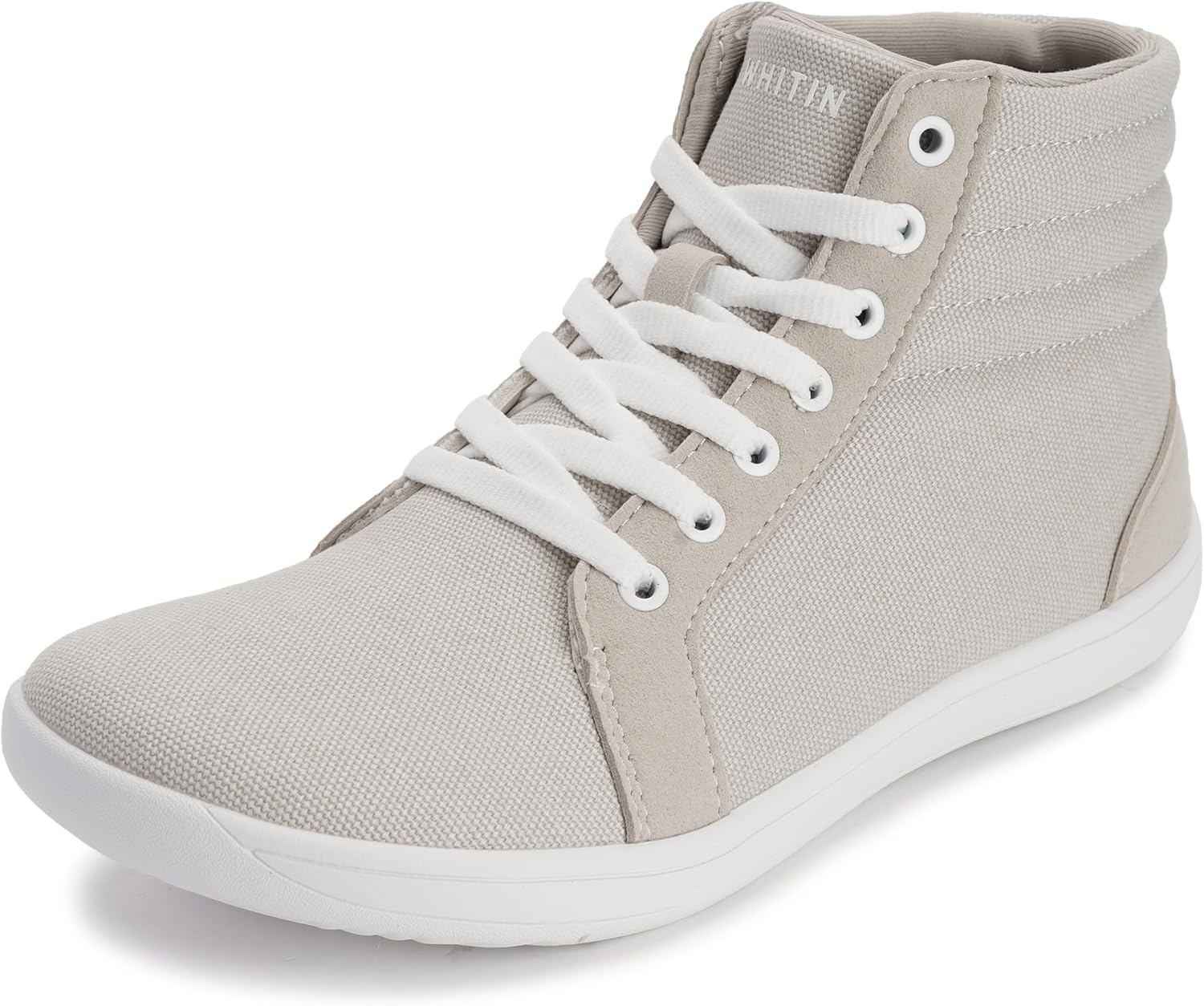 WHITIN Women's Wide High-Top Canvas Barefoot Sneakers Review