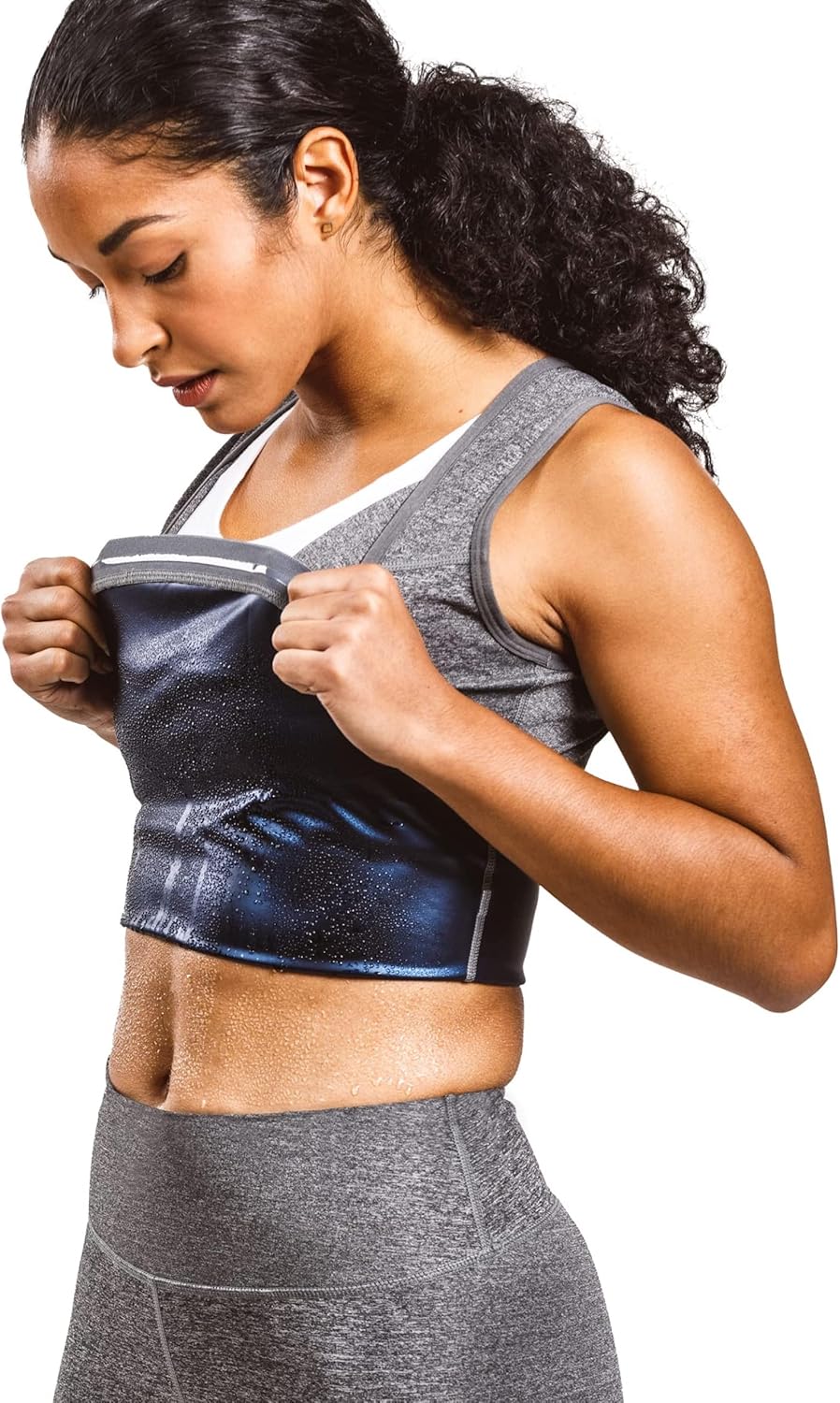 Sweat Shaper Premium Sauna Tank Top for Women - Slimming Shirt