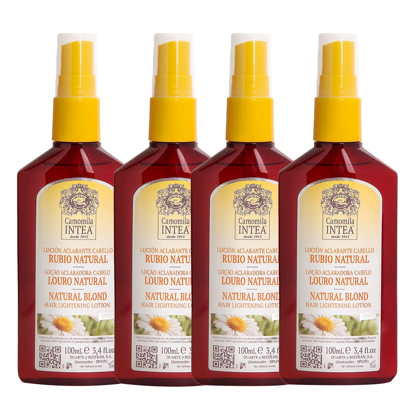 Camomila Intea Natural Blonde Hair Lightener Spray for Radiance