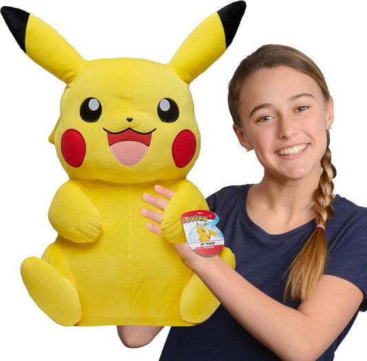 Pokemon Pikachu Giant Plush Toy - Adorable 24-inch Cuddly Friend