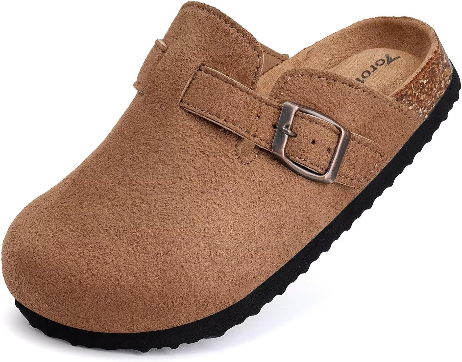 Torotto Kids Suede Clogs with Arch Support for Comfort and Style