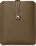 Real Leather Laptop Sleeve for MacBook Pro & Air Fits 13-16 in - Gray
