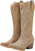 Rollda Cowboy Boots for Women - Comfortable Pointed Toe (Style 3LCJ)