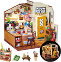 Rolife DIY Miniature Cozy Kitchen House Kit - Creative 1:24 Dollhouse