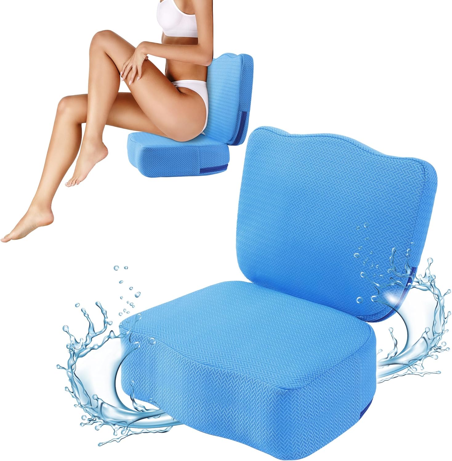 MABOZOO Hot Tub Booster Seat for Adults - Quick Dry Cushion