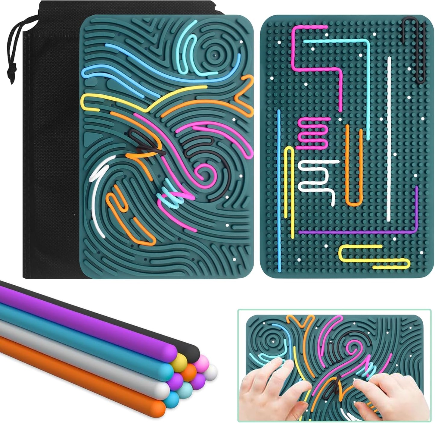 Calming Sensory Fidget Board for Kids & Adults - Liangding