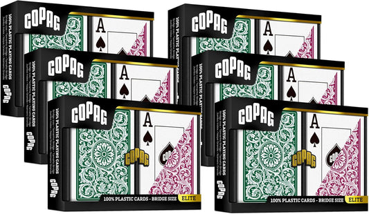 Copag 1546 Design 100% Plastic Playing Cards for Game Nights