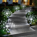 Solar Garden Fireworks Lights Outdoor 6 Pack - Long Run Time