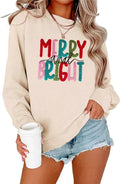 Merry & Bright Chenille Christmas Sweatshirt by YALUCOR