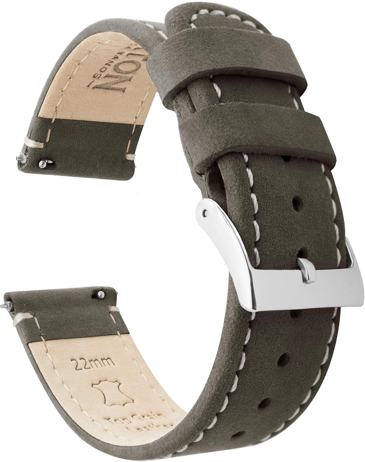 Barton Quick Release Top Grain Leather Watch Band Strap Options