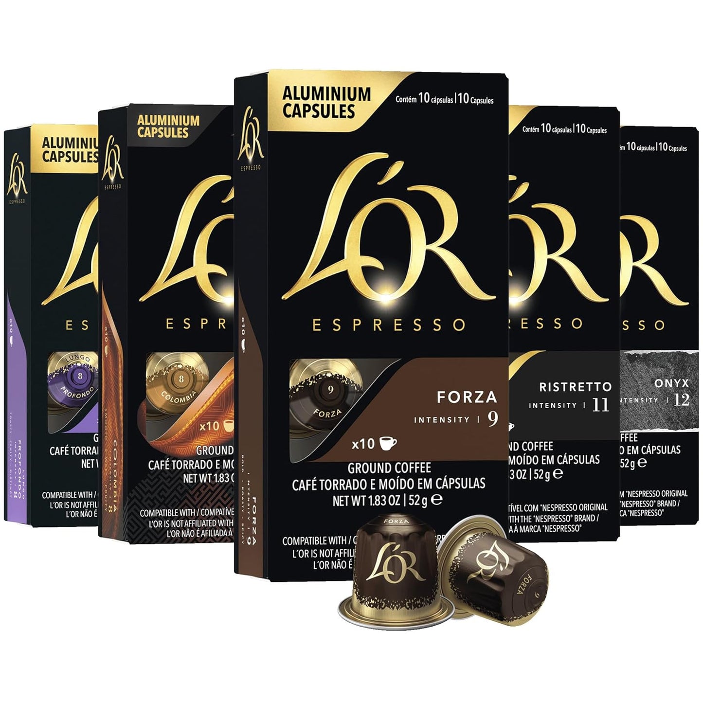 L'OR Espresso Capsules Variety Pack - 50 ct